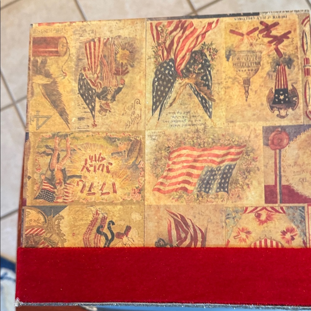 Patriotic Star-Patterned Storage Boxes - Picture 9 of 16